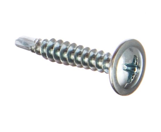 Саморезы для листовых пластин, наконечник-сверло (100 штук, 4.2 х 25) Хортъ 22825-0 