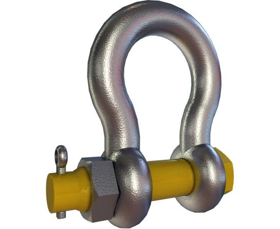 Скоба такелажная CERTEX омегообразная со шплинтом грузоподъемность 4,75 тонны SAK47PL 