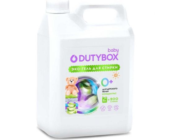 Гель-концентрат для стирки DUTYBOX детский ""Алоэ вера"" (200 стирок), 5 л db-5149 