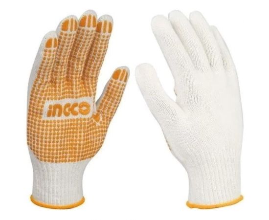 Перчатки с ПВХ точка INGCO XL HGVK05 