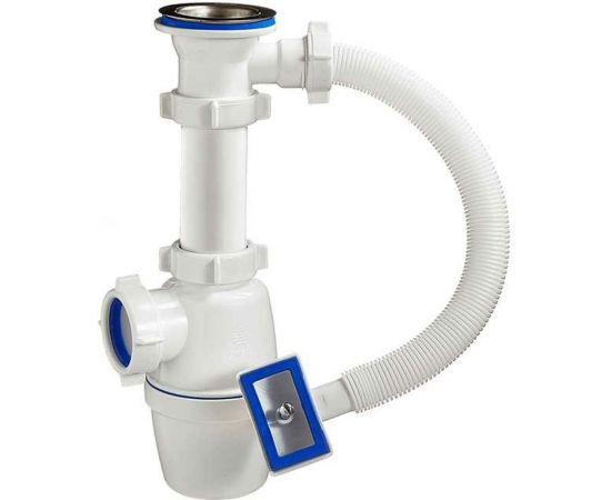 Бутылочный сифон ORIO 1 1/2x40, с переливом А-4004 