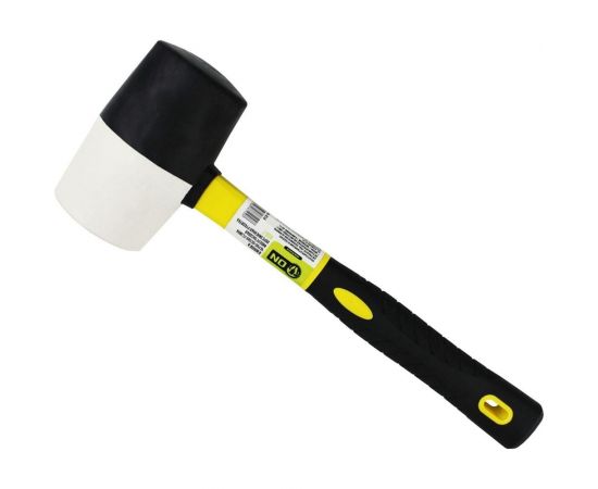 Киянка On, черно-белая резина, фибергласовая обрезиненная рукоятка, 450г 06-04-014 