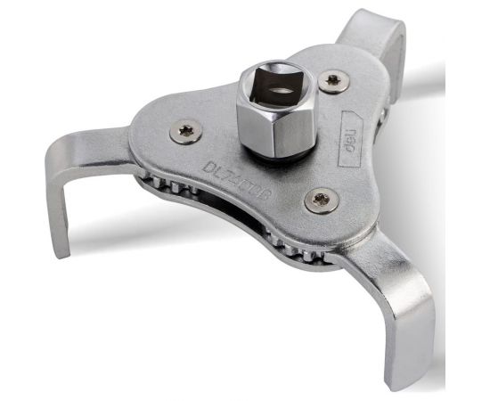 Съемник масляных фильтров DELI краб, трехлапый, dl7400b, рабочий диапазон 63-102 мм, сталь cr-v 123684 