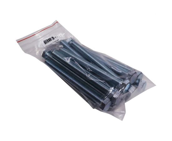 Болт крепежная техника ш\г, полная резьба, DIN 933, 12х140 мм, 20 шт. 493495 БК 