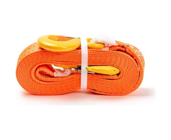 Буксировочный трос ТамбовТехСнаб 3/6 т, 10 м, крюк/крюк 7930124363695 – изображение 2