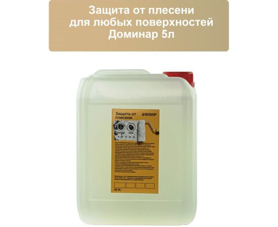 Защита от плесени любых поверхностей Доминар БС 89 5 л P17333 – изображение 2