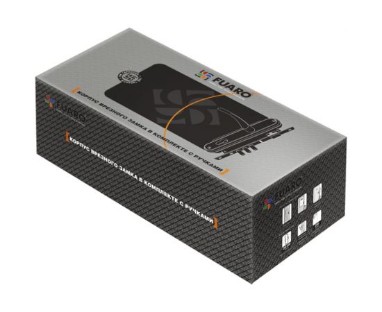 Цилиндровый замок с в комплекте с ручкой FUARO LOCKSET.1511W/B CP хром 27017 – изображение 2