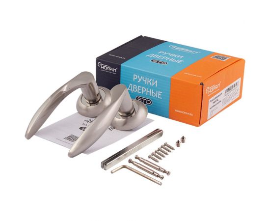 Дверная ручка НОРА-М 94А AL мат.хром 15292 – изображение 3