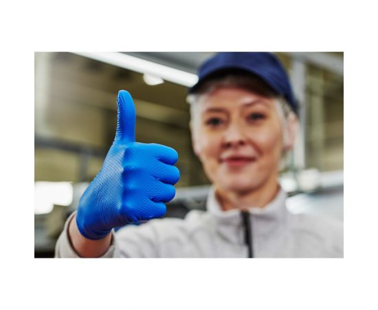 Профессиональные нитриловые перчатки gogrip, синие, размер М, 25 пар RP30030003_0001 – изображение 3