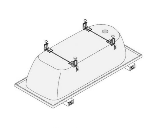 Опора для ванны Bette универсальная, 2 штуки B23-1500 – изображение 3