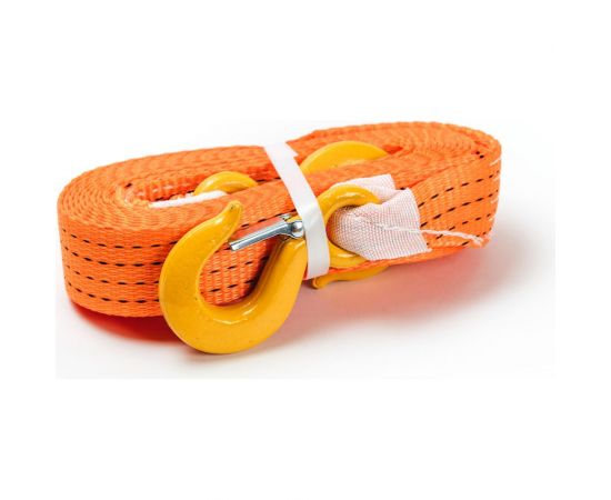 Буксировочный трос ТамбовТехСнаб 3/6 т, 10 м, крюк/крюк 7930124363695 – изображение 3