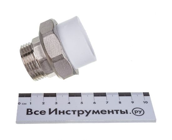 Комбинированная муфта TEBO TR-TB разъемная, наружная резьба, американка, 32x1 O-ring 015022108 – изображение 3