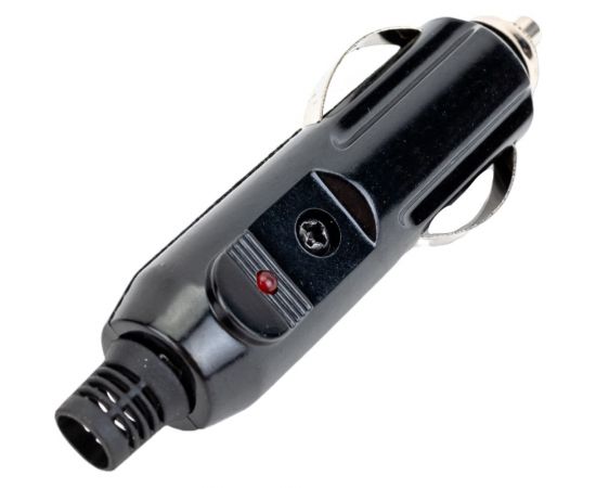 Разъем авто прикуривателя Pro Legend штекер с предохранителем 15A и индикатором карболит на кабель PL2362 – изображение 3