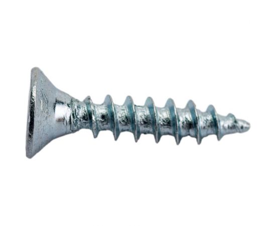 Шуруп крепежная техника белый цинк, 2,5x12 1000 шт. 431434 БК – изображение 3