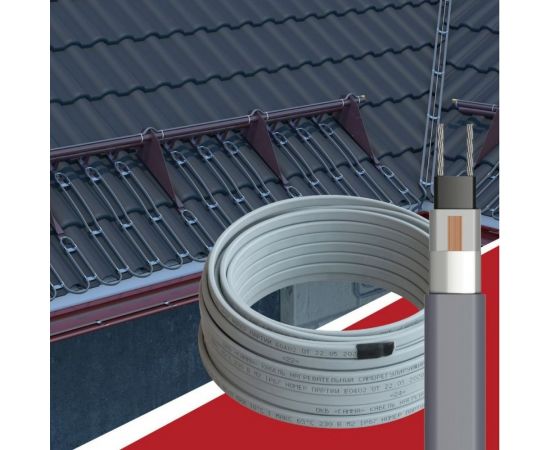 Греющий кабель для обогрева труб, водостоков и кровли RoofMate 12 Вт, длина 20 м 2243140 – изображение 7