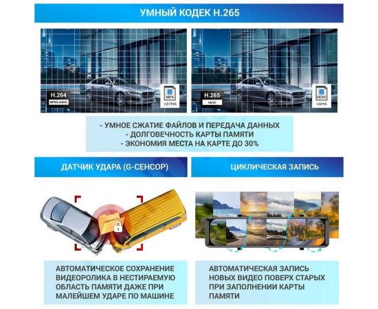 Видеорегистратор-зеркало TrendVision MR-4K TVMR4K – изображение 7