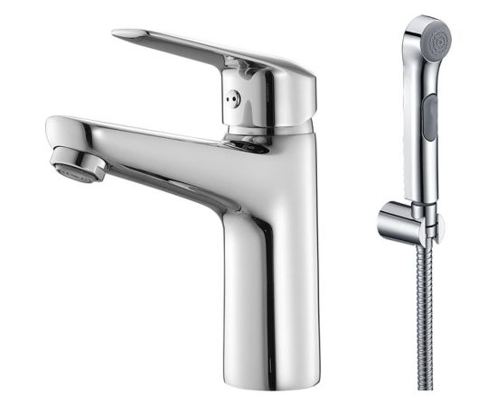 Смеситель для умывальника IDDIS Torr TORSB00i08 с гигиеническим душем 