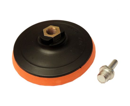 Опорная тарелка для АГШК с адаптером под липучку 100 мм РемоКолор 32-4-110 