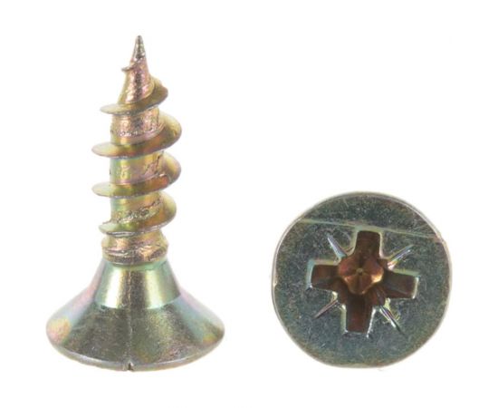 Шуруп крепежная техника жёлтый цинк 4,5x16, 1000 шт. 431354 БК 