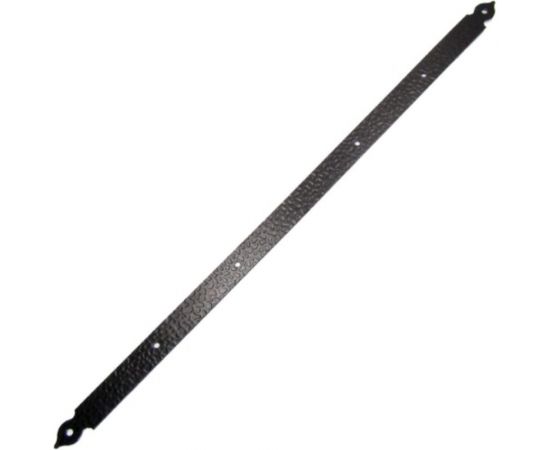 Пластина декоративная прямая Tech-Krep 600-25-2 мат черный - накл. 148351 