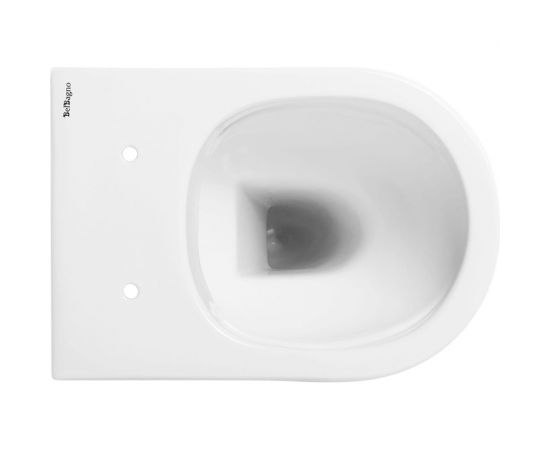 Чаша приставного безободкового унитаза BelBagno MARINO P-trap BB105CBR 