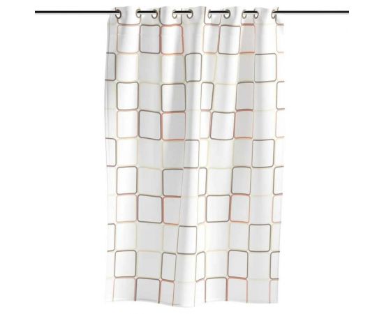Занавеска для ванной комнаты MY SPACE Quadro (12 люверсов) 180x240 PEVA EV180240003 