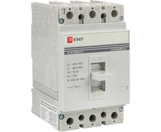 Выключатель нагрузки EKF PROxima ВН-99, 250/250А, 3P, SQ sl99-250-250 