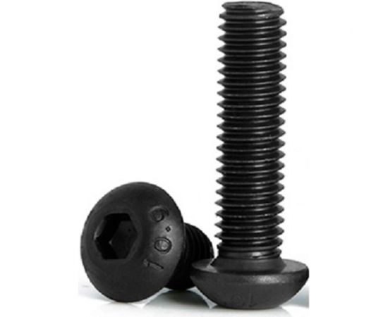 Винт Море-Метизов ISO 7380, класс прочности 10.9, оксид, M4x20 мм, 50 шт. VINT738042050M 