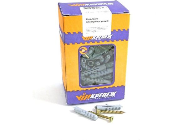 Набор крепления плинтусов VIPкрепеж 14824 дюбель с усами 115 штук 43004 VIPS 