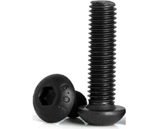 Винт Море-Метизов ISO 7380, класс прочности 10.9, оксид, M5x8 мм,5 шт. VINT7380585M 