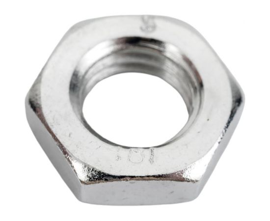 Гайка Море-Метизов DIN 439, класс прочности 6, цинк, М12, 10 шт. GAYKA439CM1210M 