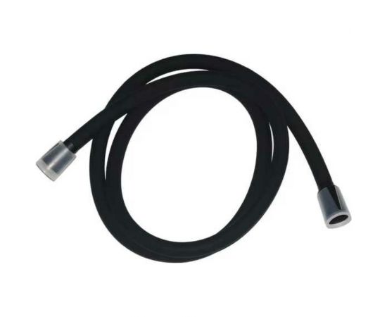 Шланг для душа IDDIS Optima home черный матовый, силиконовый, 1.5 м OPH15BLi19 