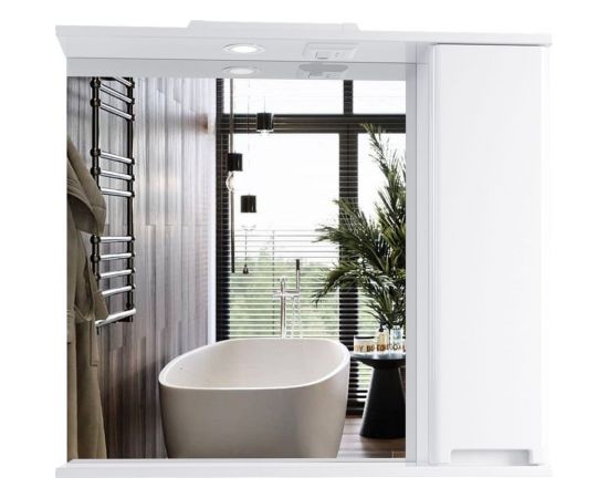 Подвесной зеркальный шкаф Sanstar Ориана 80 280.1-2.4.1. 