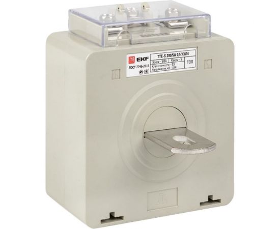 Трансформатор тока EKF ТТЕ-A-200/5А с клеммой напряжения класс точности 0,5 PROxima tte-S-200 