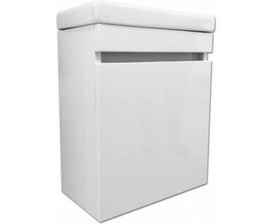 Подвесная тумба ALCORA Compact под умывальник Como 40 белая 31116 – изображение 18