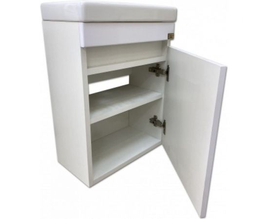 Подвесная тумба ALCORA Compact под умывальник Como 40 белая 31116 – изображение 19