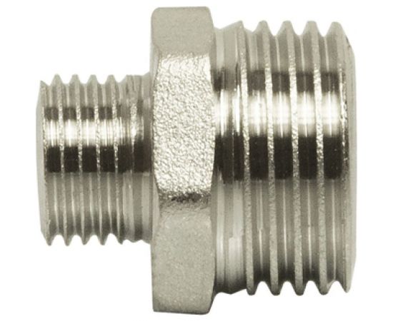 Переходной ниппель VRT 1/2""-1/4"", наружная/наружная, никель 1909-001508 505348 – изображение 2