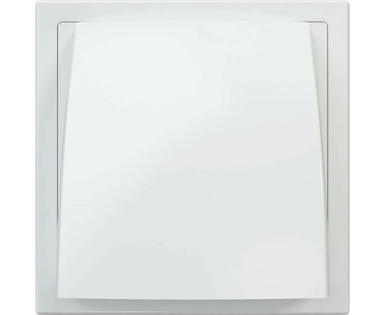 Выход стенной вытяжной с обратным клапаном (175x175 мм; с фланцем 120 мм) Эвент 175К120ФВ, белый – изображение 2