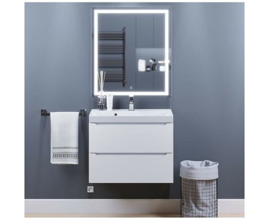 Зеркало для ванной Uperwood Tanos 70x80 см, с led-подстветкой и подогревом 291020221 – изображение 2