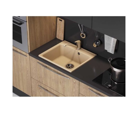 Кухонная мойка Polygran Quartzbond bond-530 уголь 688230 – изображение 2