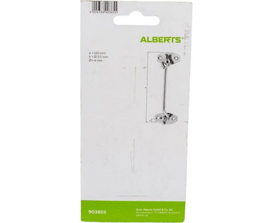 Крючок GAH ALBERTS цинк, 120 мм, O5,8 мм, блистер 903855 – изображение 2