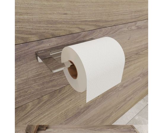Держатель для туалетной бумаги IDDIS Slide без крышки, сплав металлов, хром SLISC00i43 – изображение 2