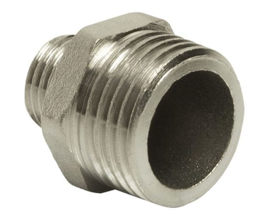 Переходной ниппель VRT 1/2""-1/4"", наружная/наружная, никель 1909-001508 505348 – изображение 3