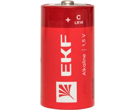 Алкалиновая батарейка EKF типа C(LR14) блистер 2шт. LR14-BL2 – изображение 3