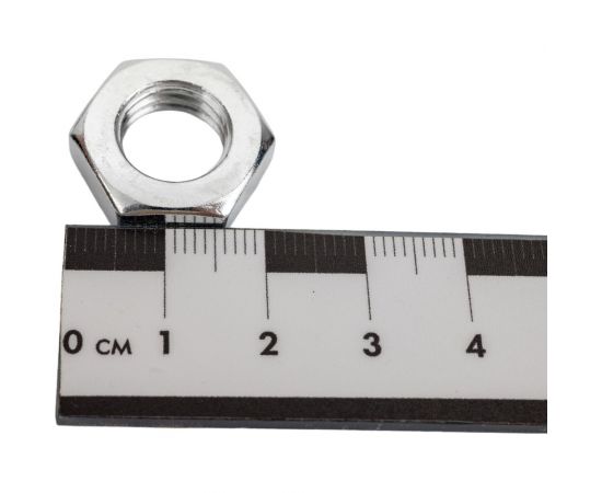 Гайка Море-Метизов DIN 439, класс прочности 6, цинк, М12, 10 шт. GAYKA439CM1210M – изображение 3