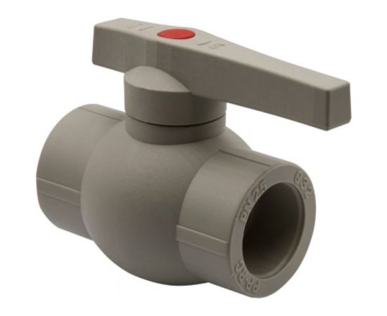 Шаровой кран VRT 32, ручка, PP-R EVER plast, серый 538459 – изображение 3