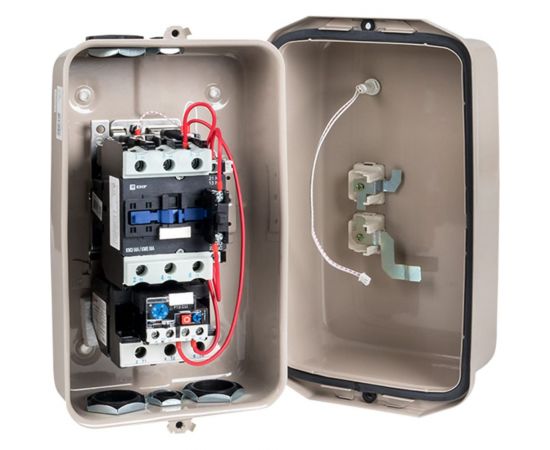 Пускатель в корпусе с РТЭ и индикатором EKF PROxima КМЭ, 50А, 230В, IP65 SQctrp-r-50-230v-led – изображение 3
