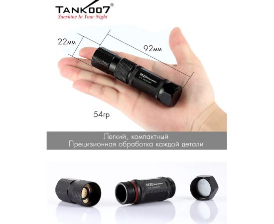 Светодиодный фонарь с комплектацией TANK007 M20-5 – изображение 3