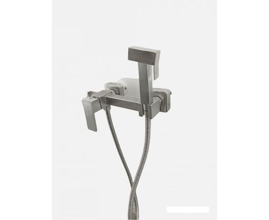 Смеситель для биде с гигиеническим душем OUTE из нержавеющей стали, матовый хром TH315S – изображение 3