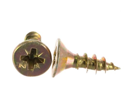 Шуруп крепежная техника жёлтый цинк 4,5x16, 1000 шт. 431354 БК – изображение 4